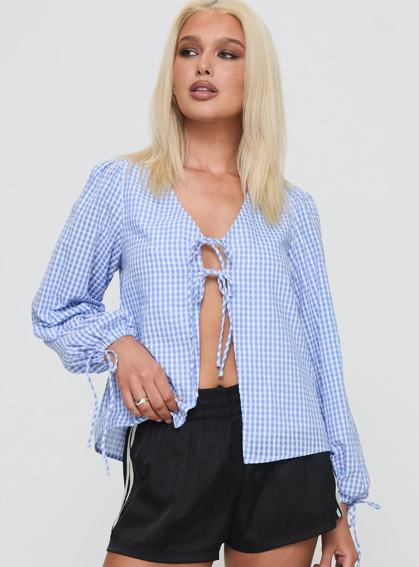 Slide Away Top Blue