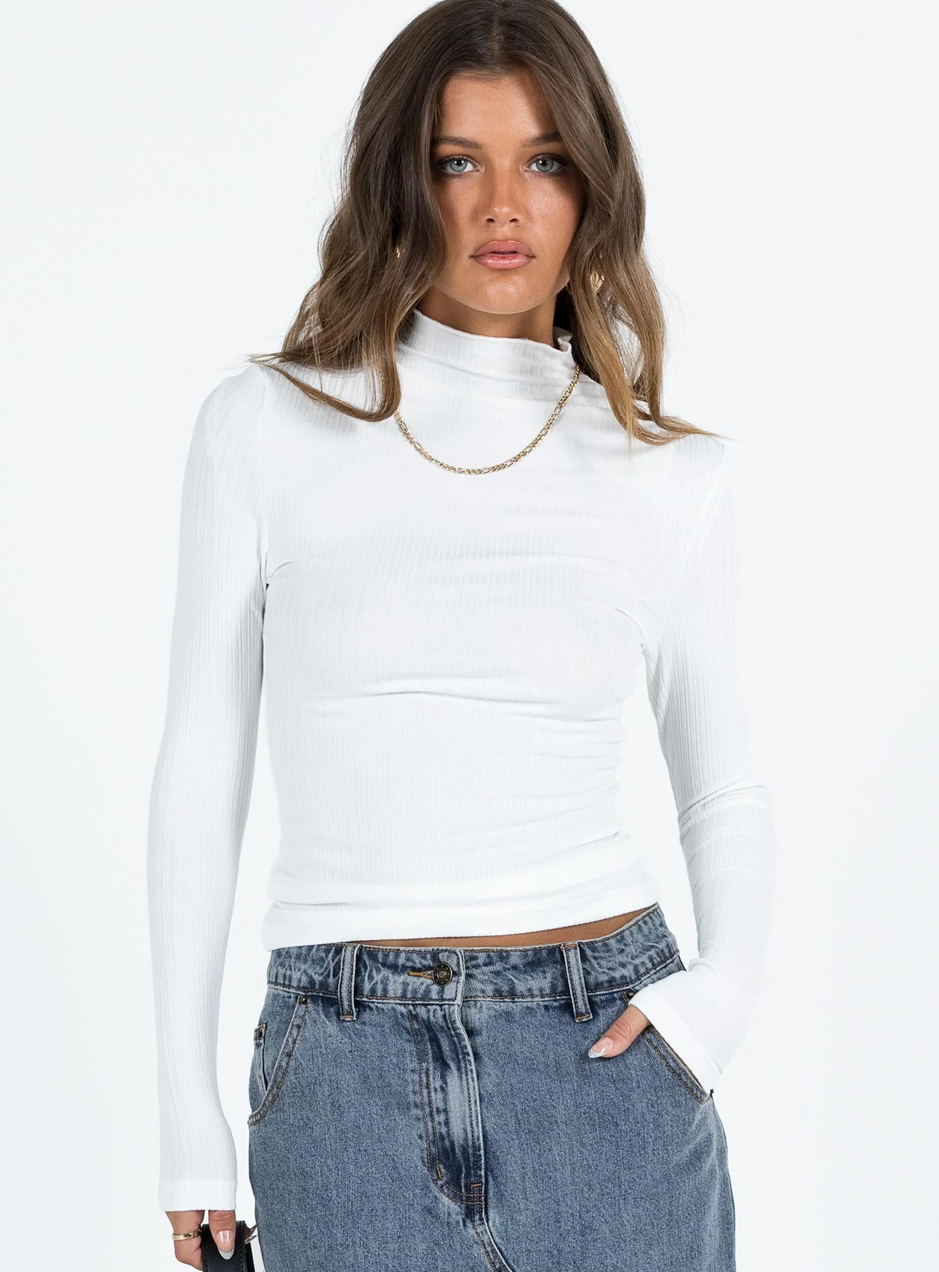 Lerman Long Sleeve Top White
