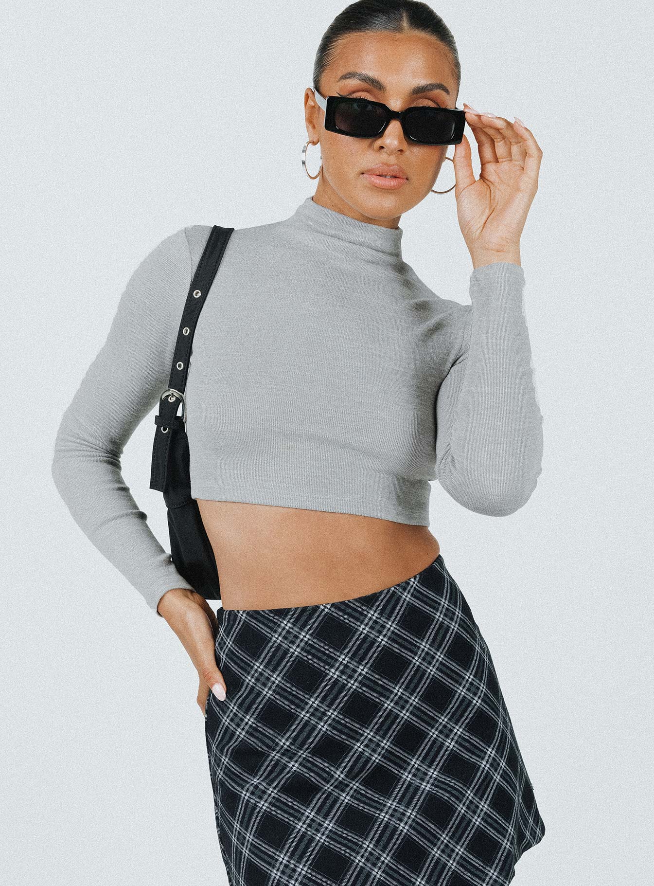 Nicola Long Sleeve Top Grey