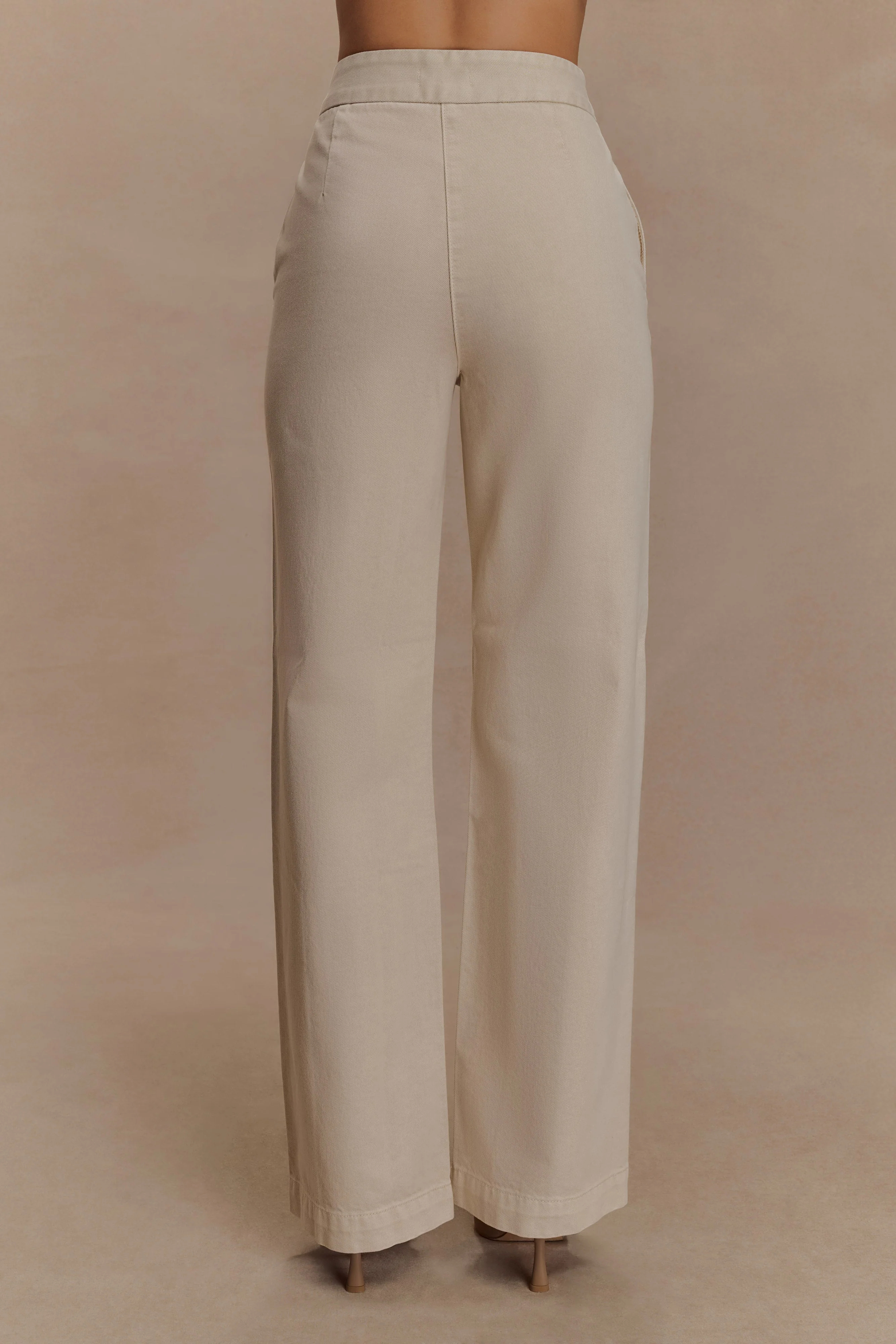 Rayne Wide Leg Denim Jeans - Stone Wash