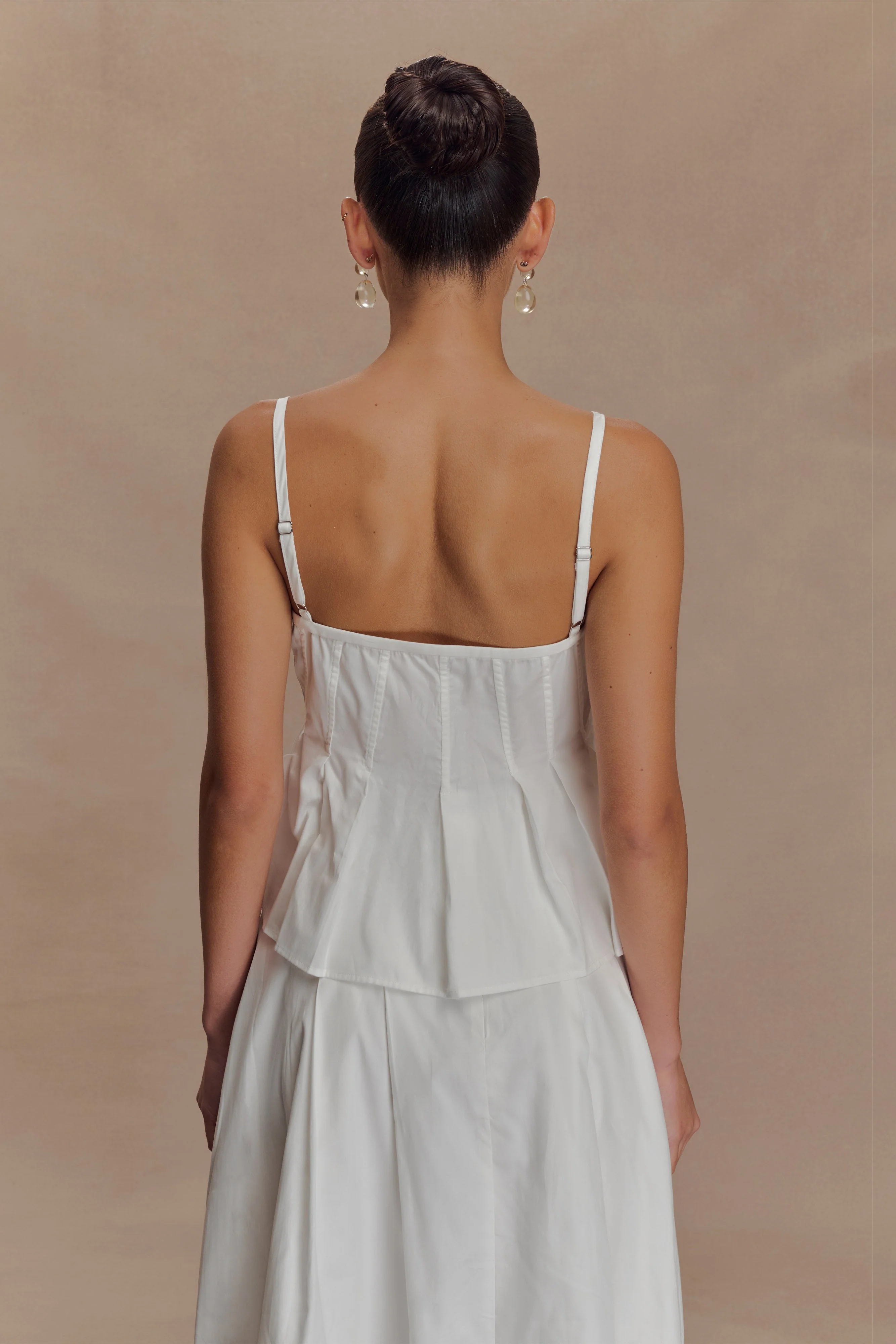 Mae Cotton Top - White