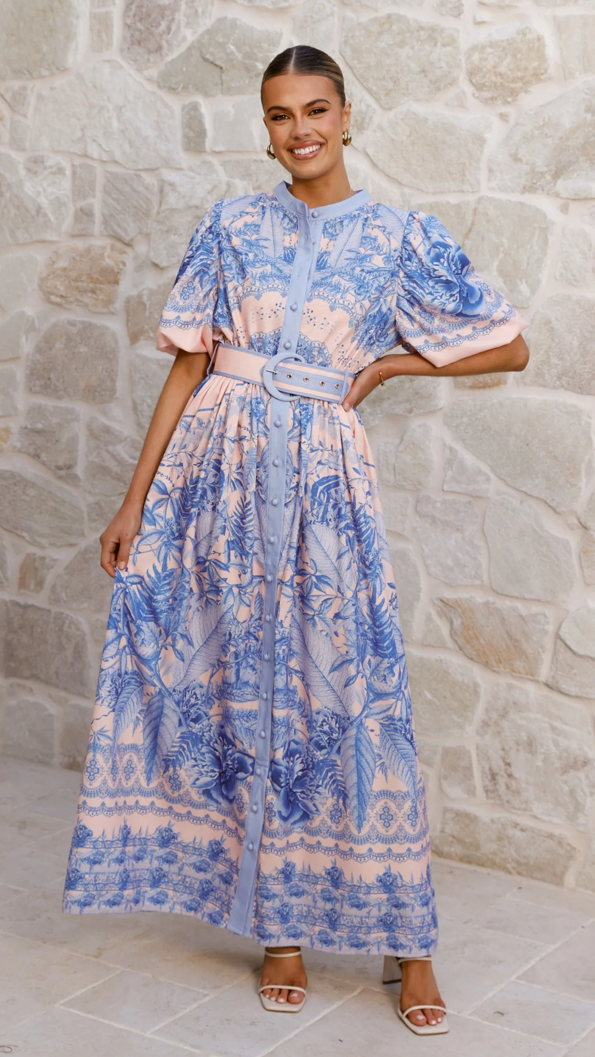 Vania Maxi Dress - Madeline Blue