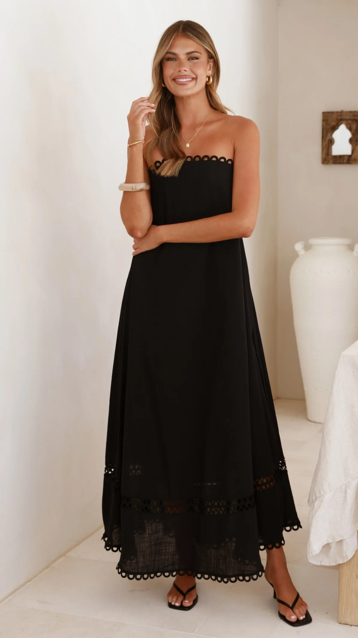 Sandra Maxi Dress - Black