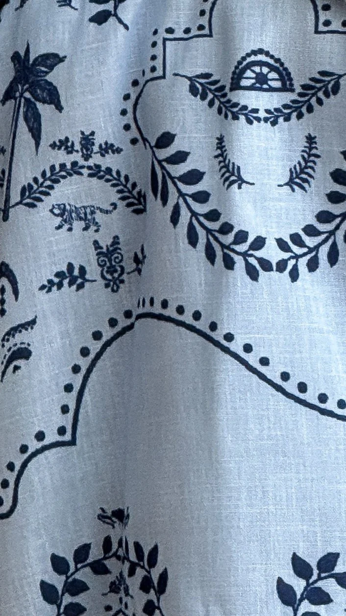 Xander Long Sleeve Mini Dress - Indigo