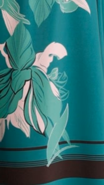 Hadas Maxi Dress - Green Print