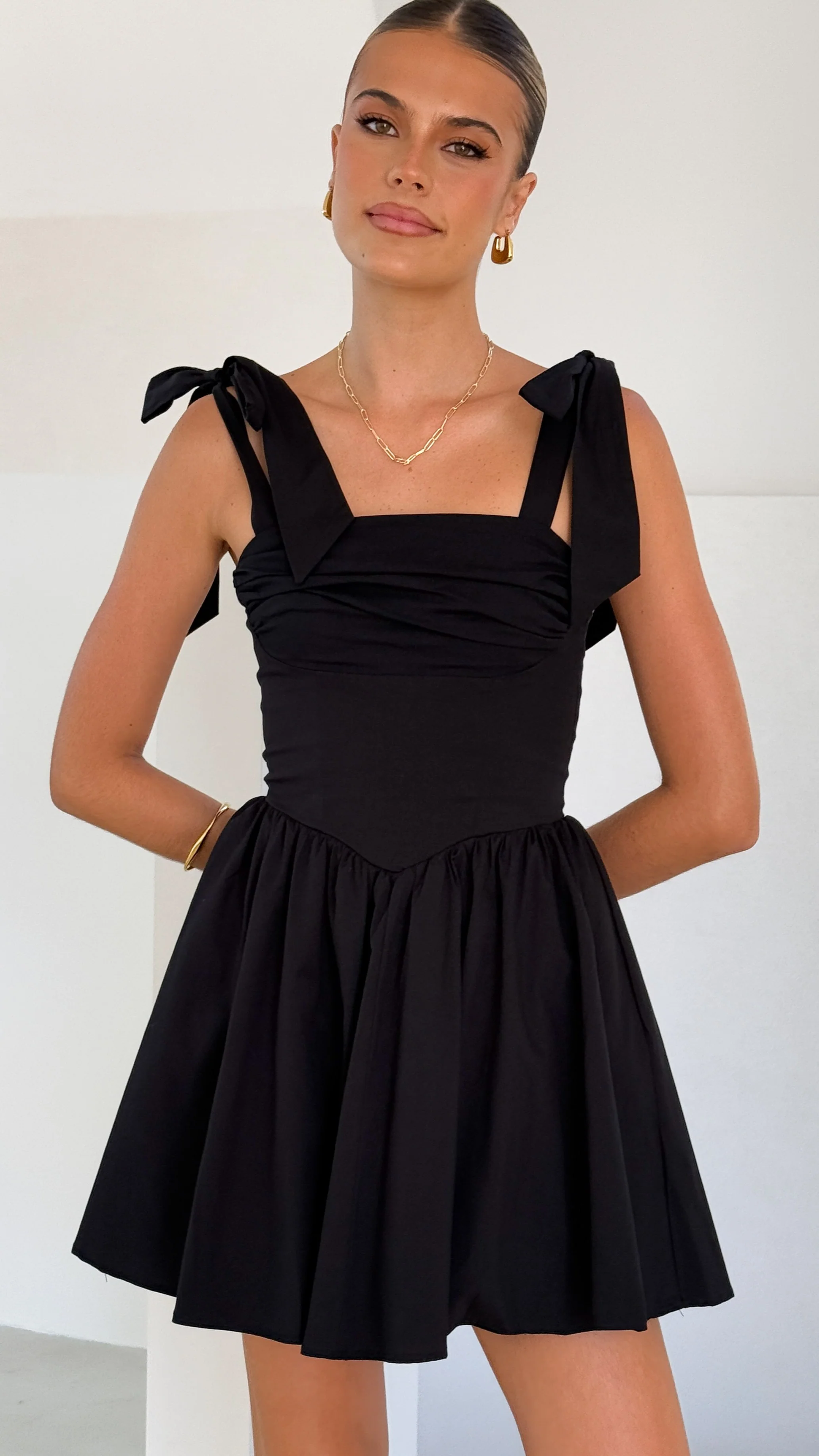 Haisley Mini Dress - Black