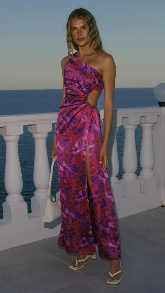 Barzilio Dress - Pink/Purple