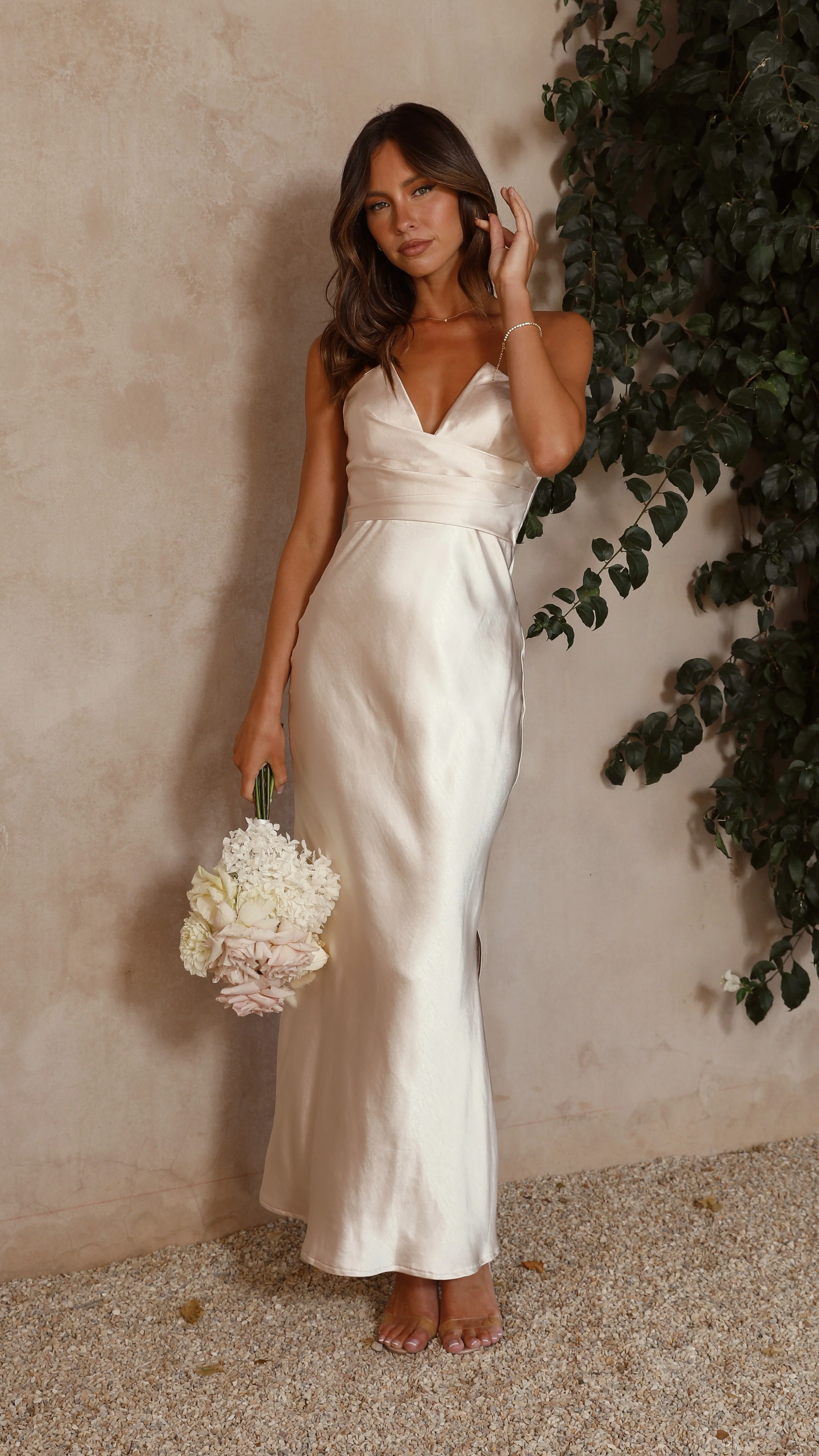 Valerie Maxi Dress - Champagne