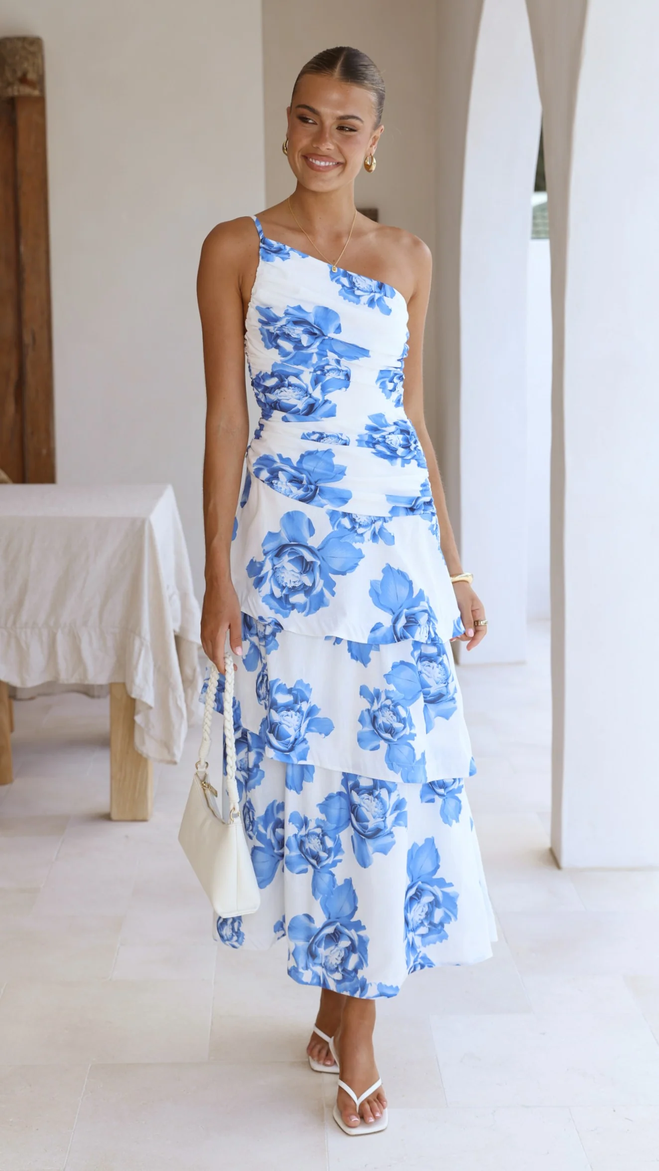 Nalani Maxi Dress - Blue Floral