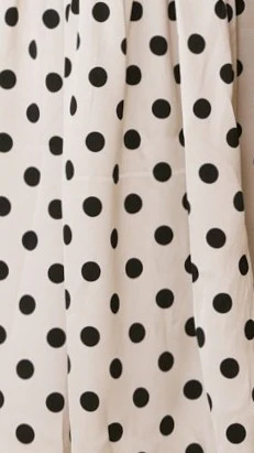 Dawson Maxi Dress - Cream / Black Polka Dot