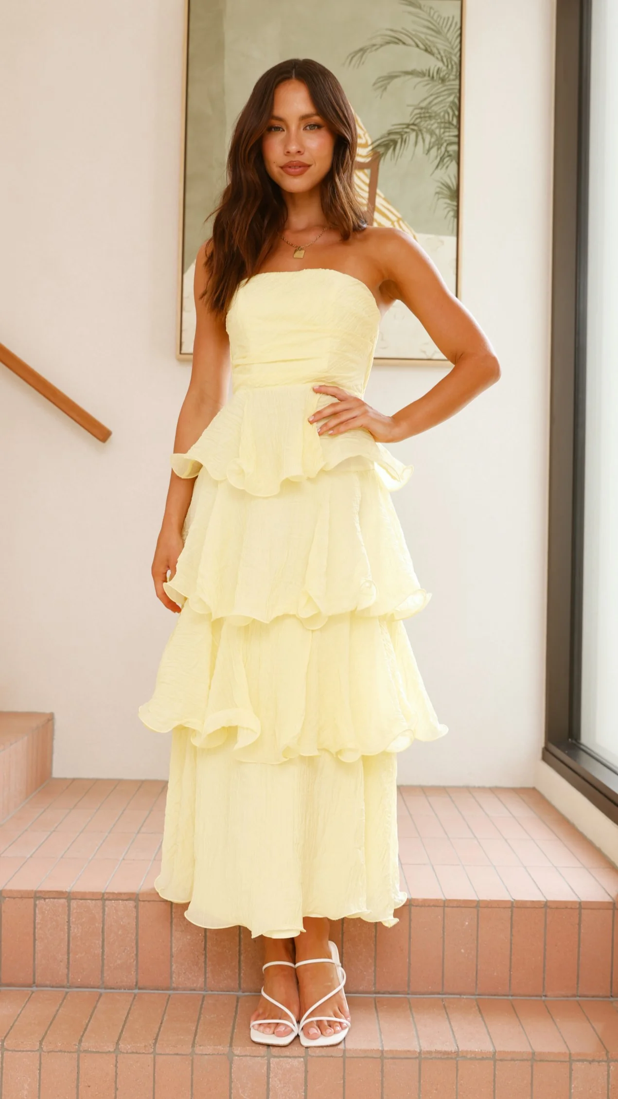 Lanica Maxi Dress - Yellow