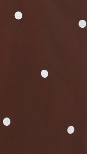 Nasira One Shoulder Maxi Dress - Chocolate / White Polka Dot