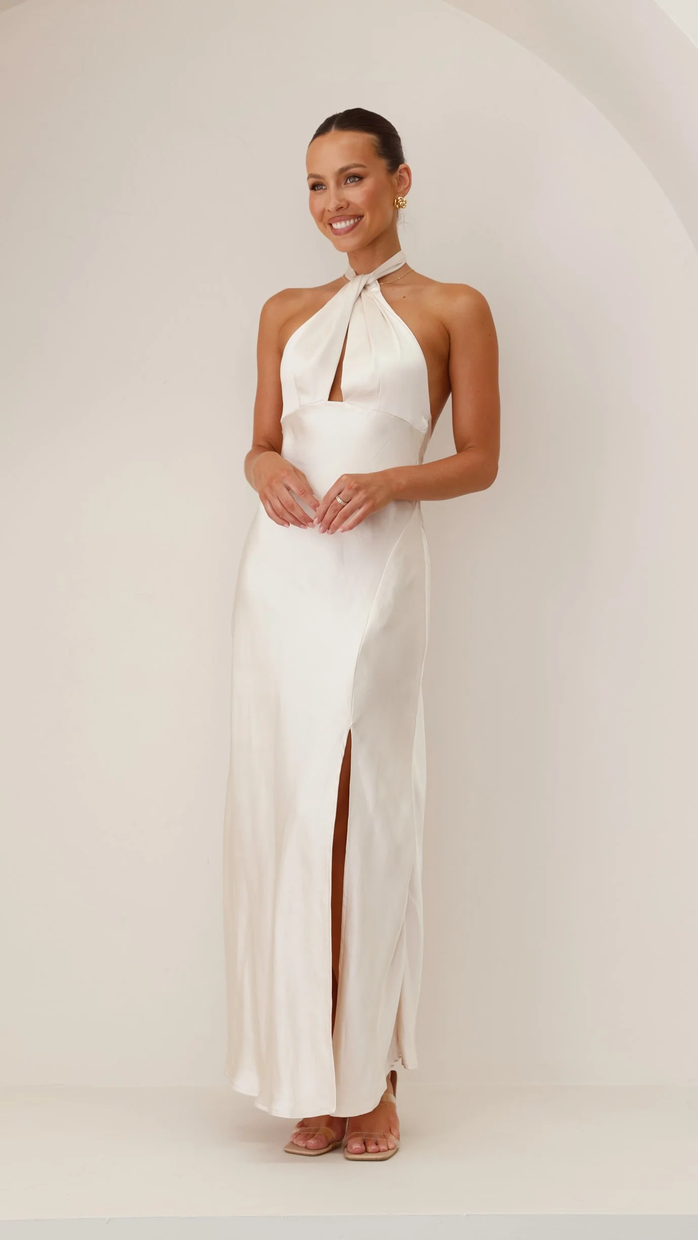 Amalia Maxi Dress - Champagne