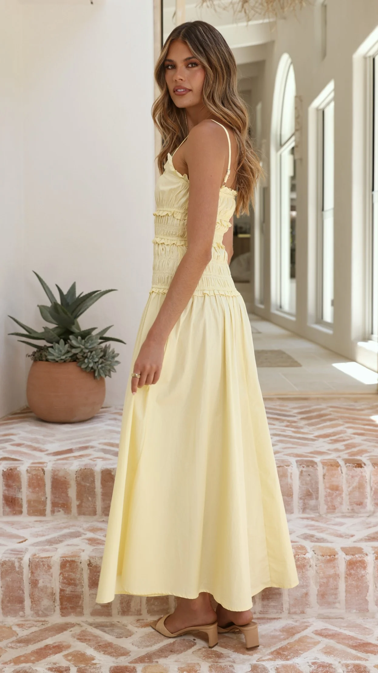 Vida Maxi Dress - Yellow