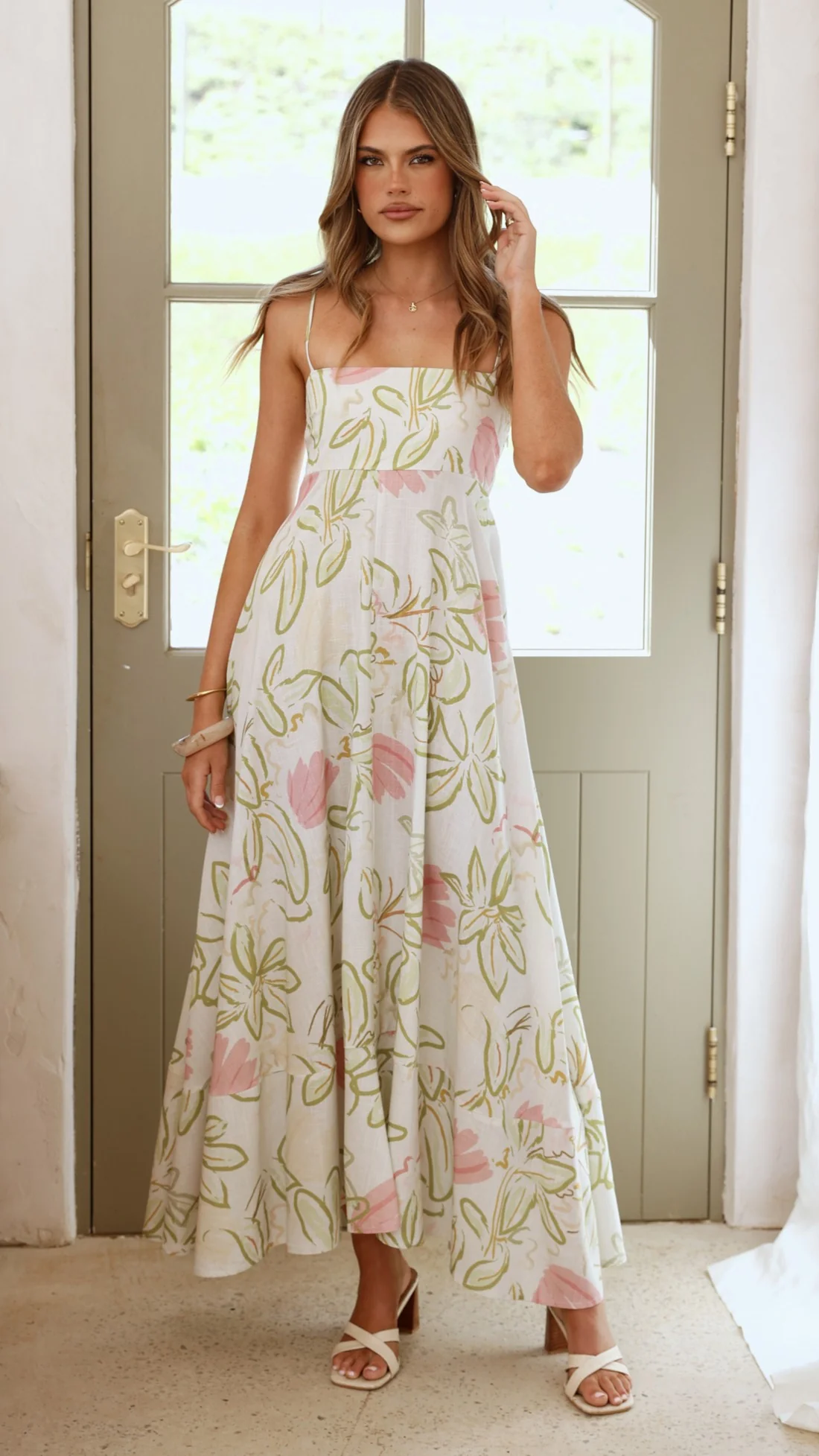 Kaethe Maxi Dress - Primavera Print