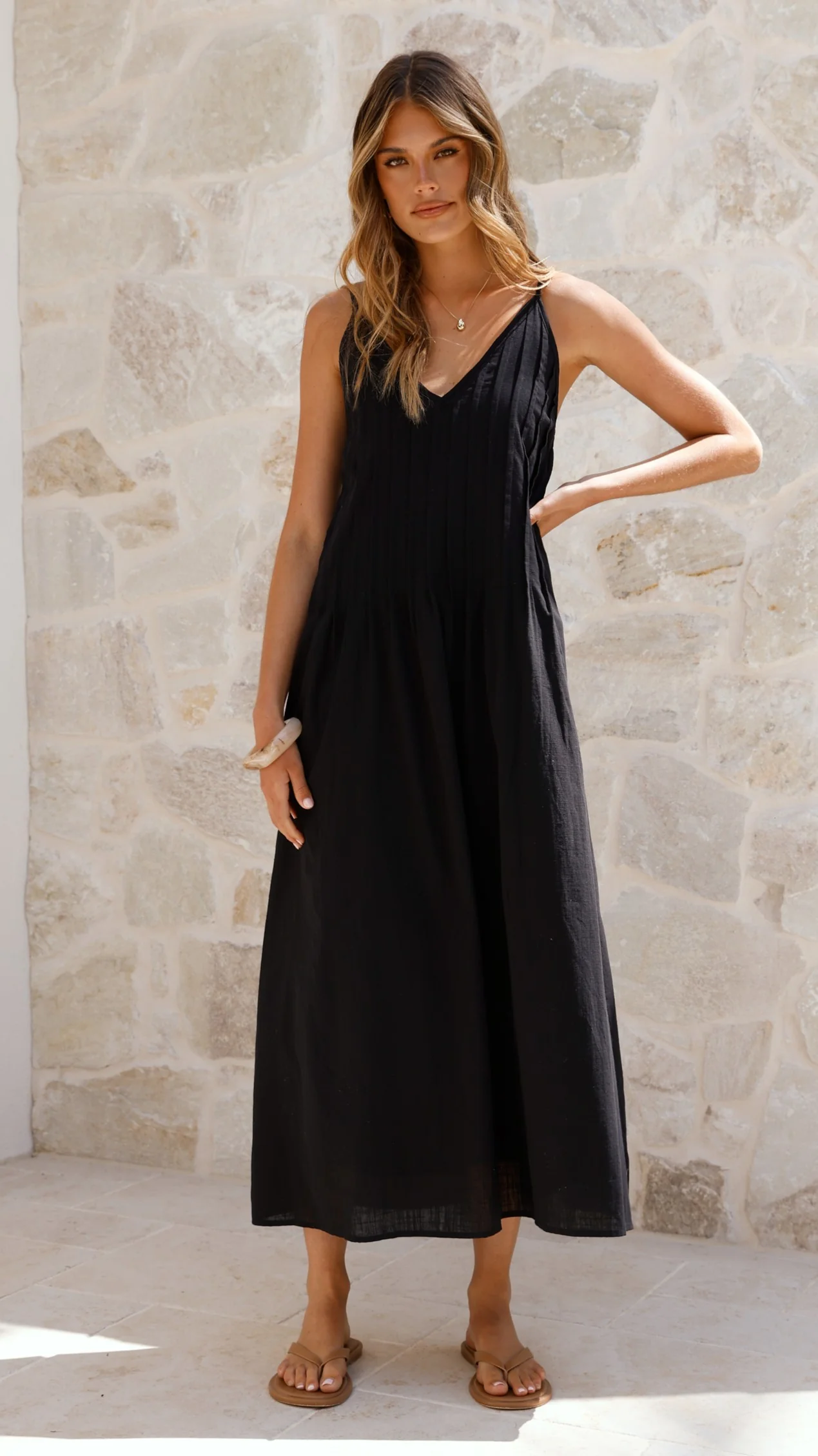 Aspen Maxi Dress - Black