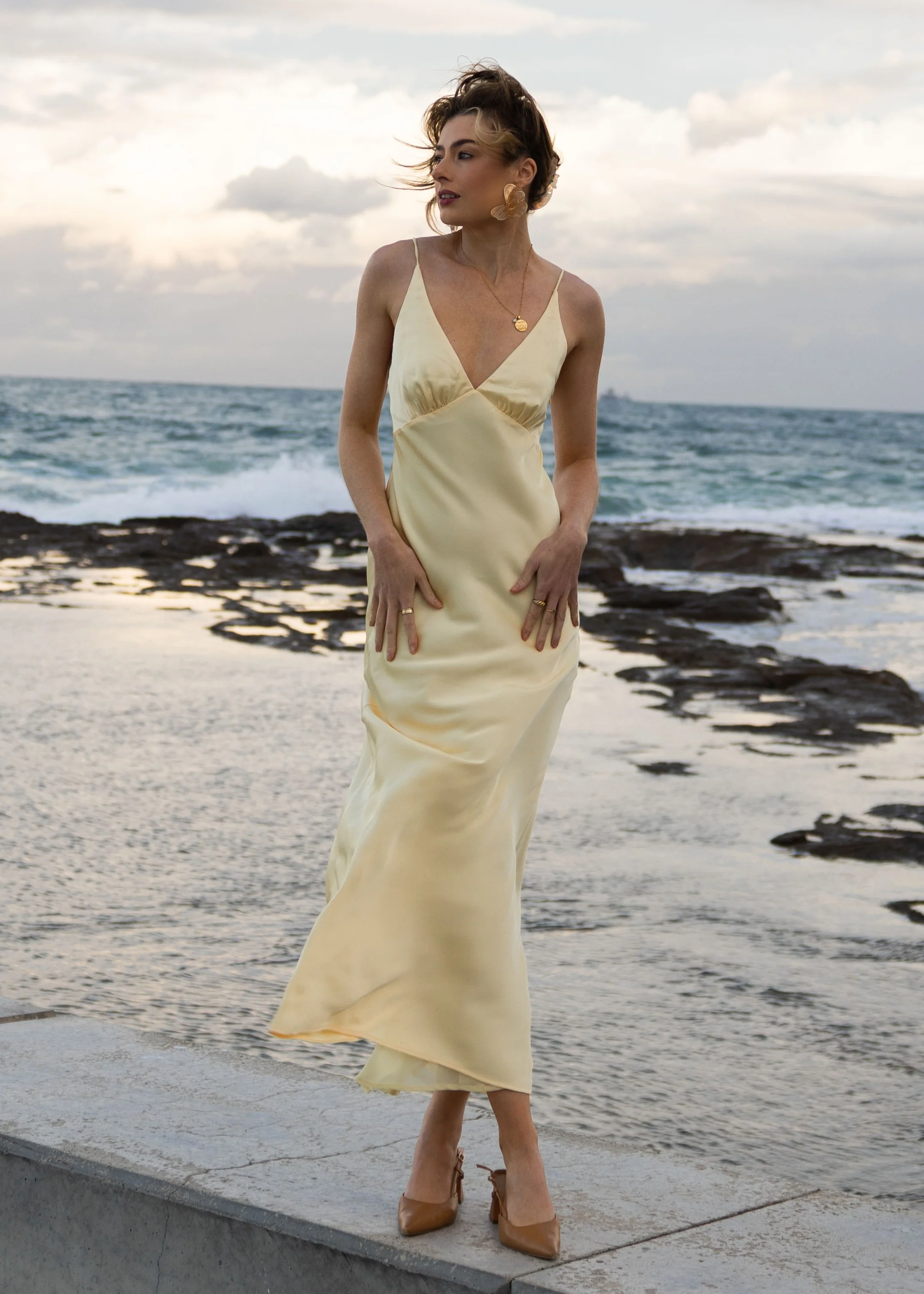 Ziah Maxi Dress - Yellow