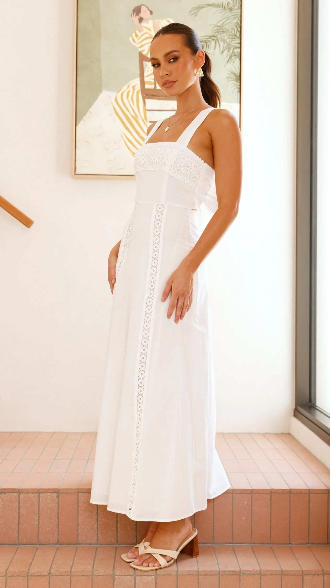 Takala Maxi Dress - Off White