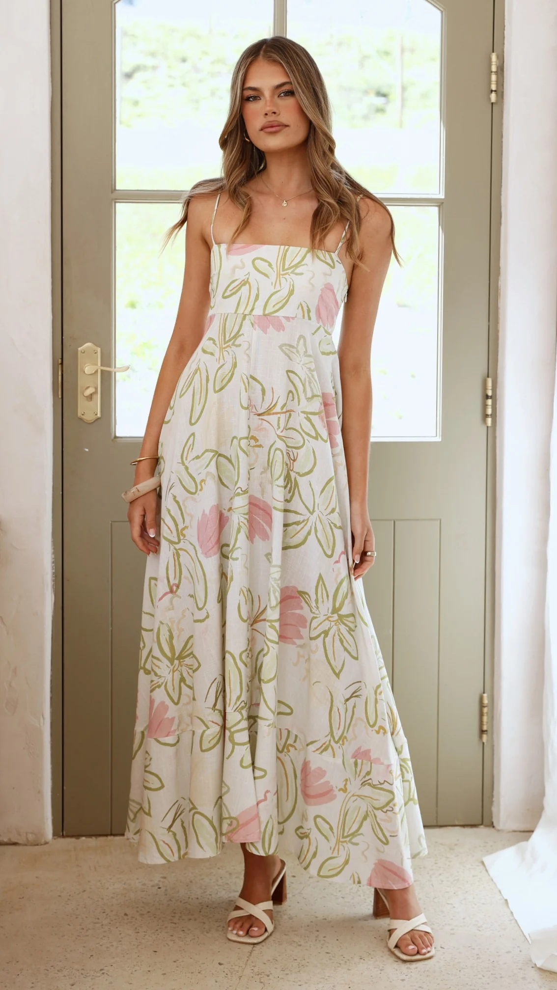 Kaethe Maxi Dress - Primavera Print
