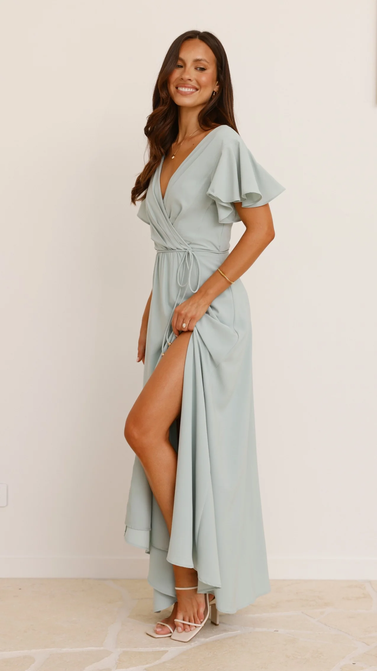 Charlize Maxi Dress - Sage