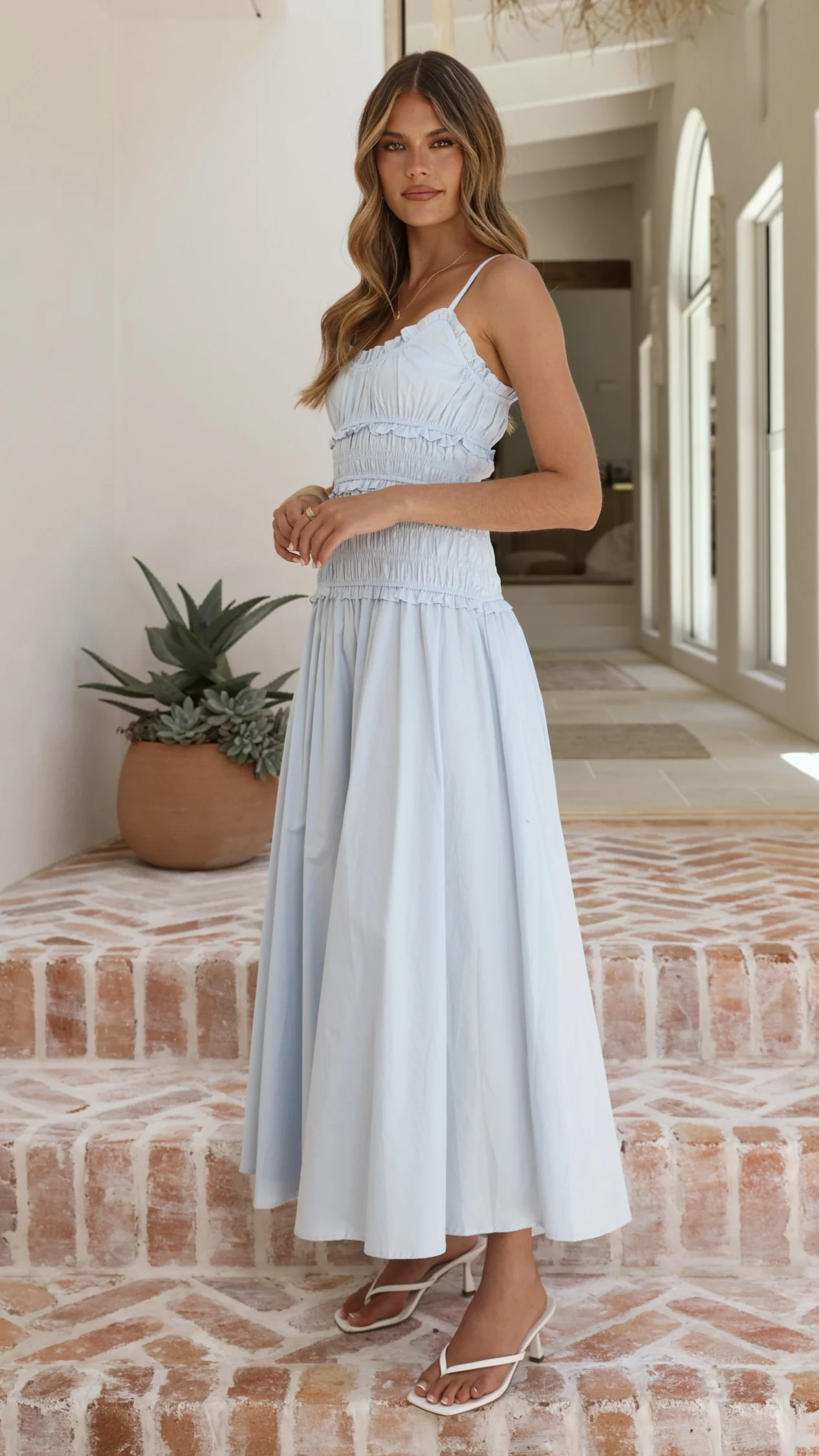 Vida Maxi Dress - Blue