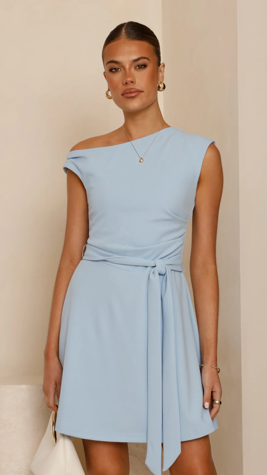 Gem Mini Dress - Blue