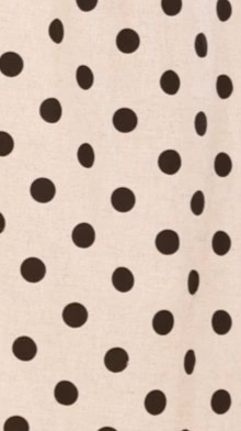 Leoni Maxi Dress - Oat/Black Polka
