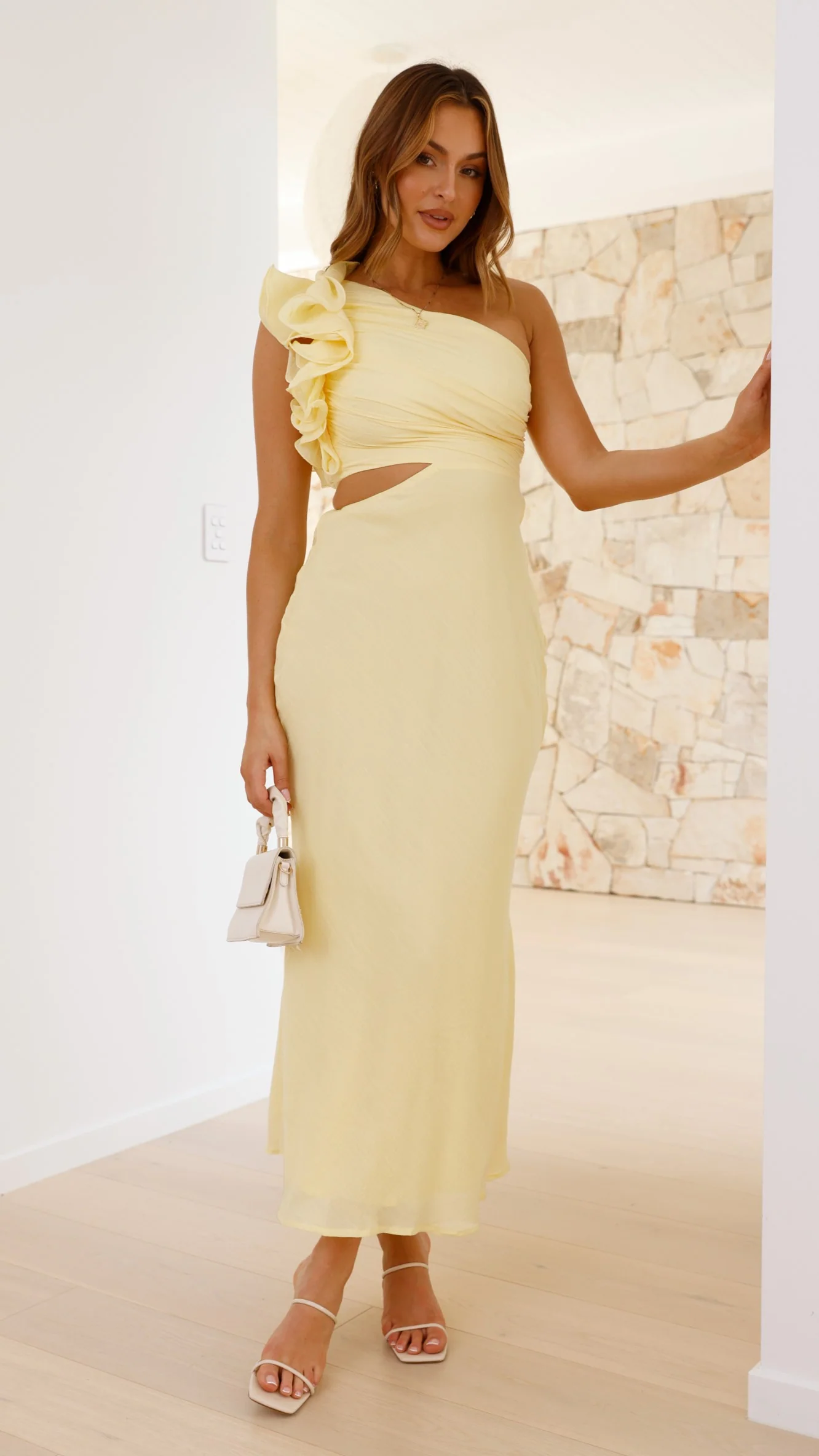 Amina Maxi Dress - Yellow