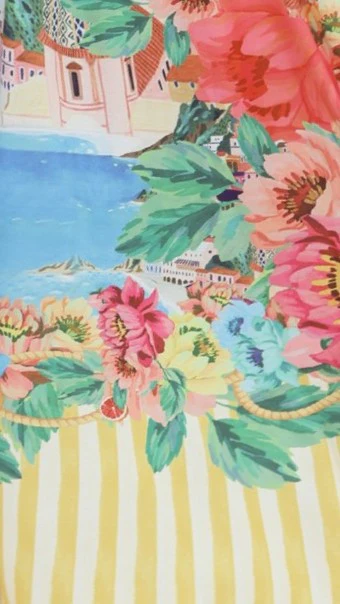 Bloom Maxi Dress - Positano Blue