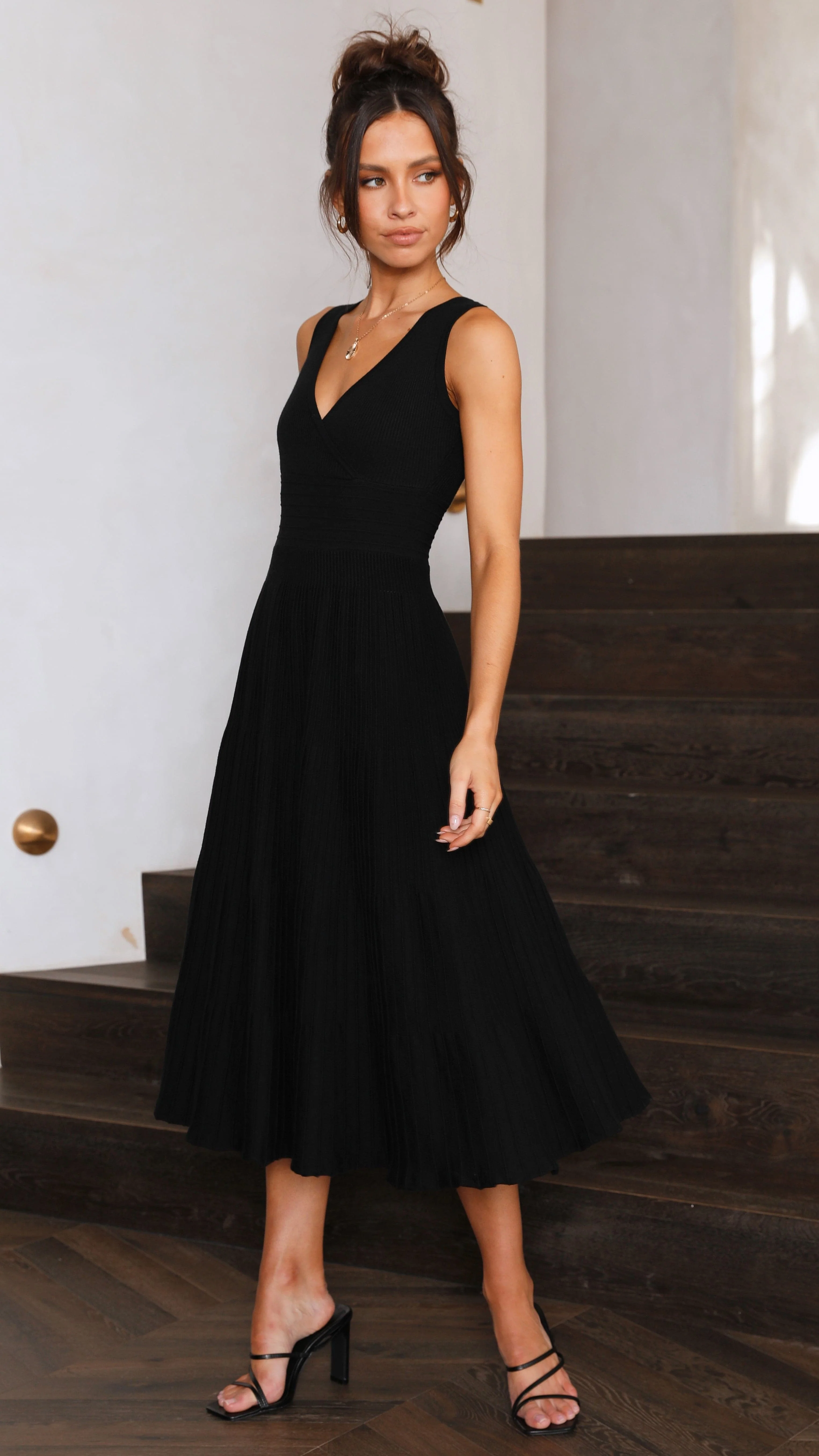 Jayde Knit Dress - Black