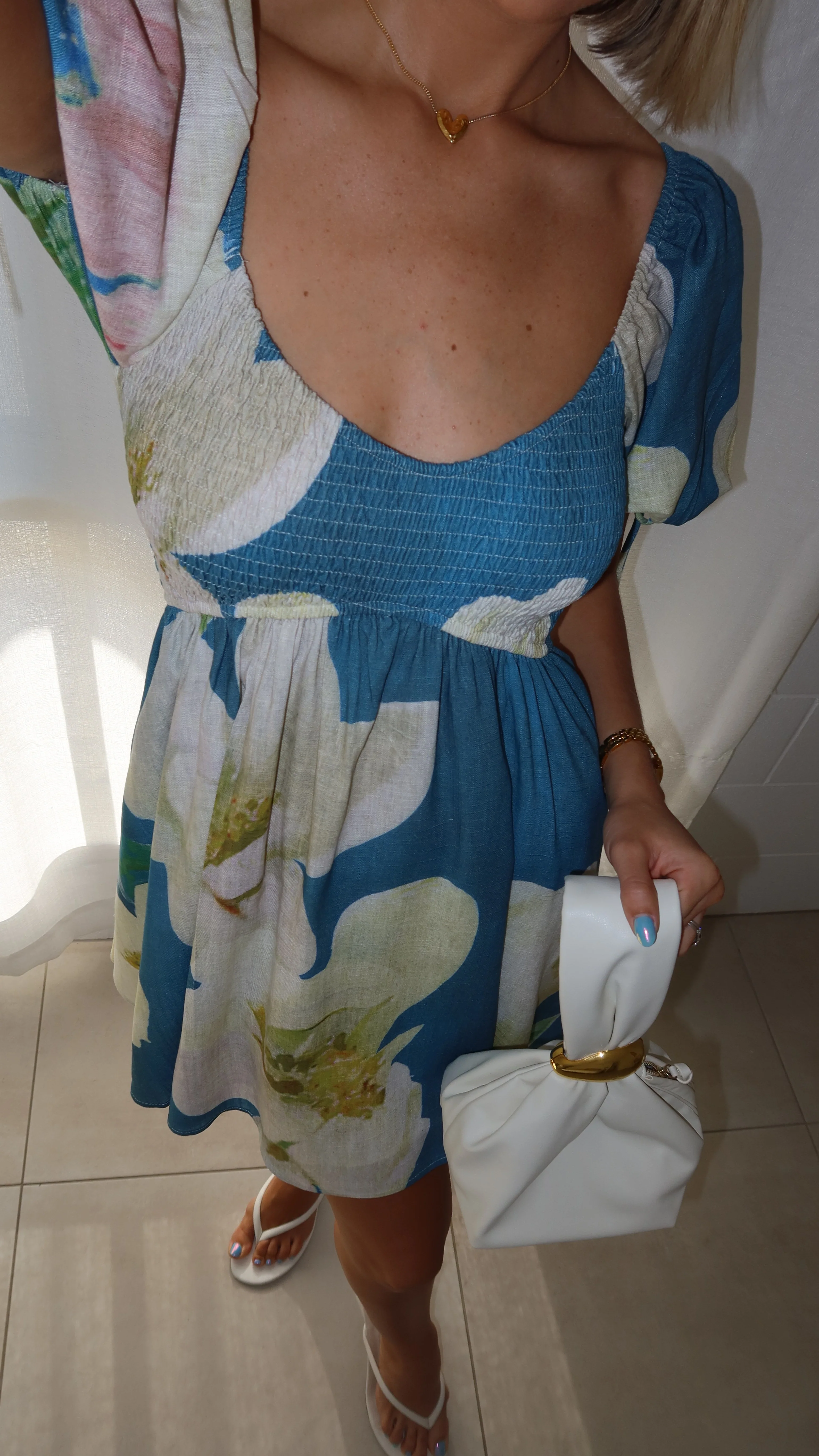 Tammy Mini Dress - Blue Orchid