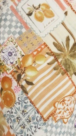 Odeya Maxi Dress - Las Palmas Print