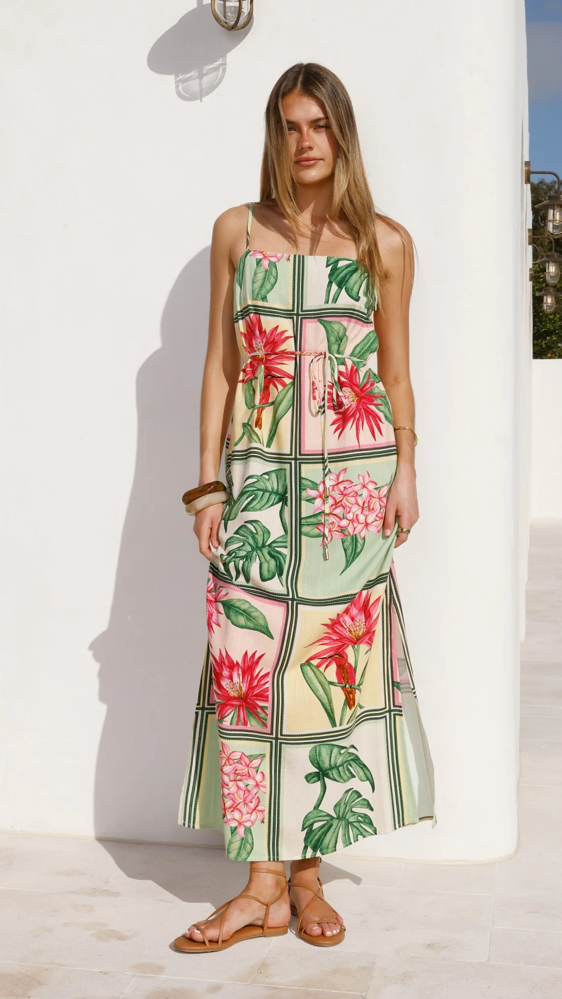 Elora Maxi Dress - Tropical Bloom