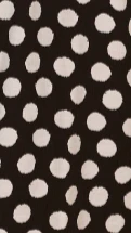 Roma Midi Dress - Black/ White Polka Dot