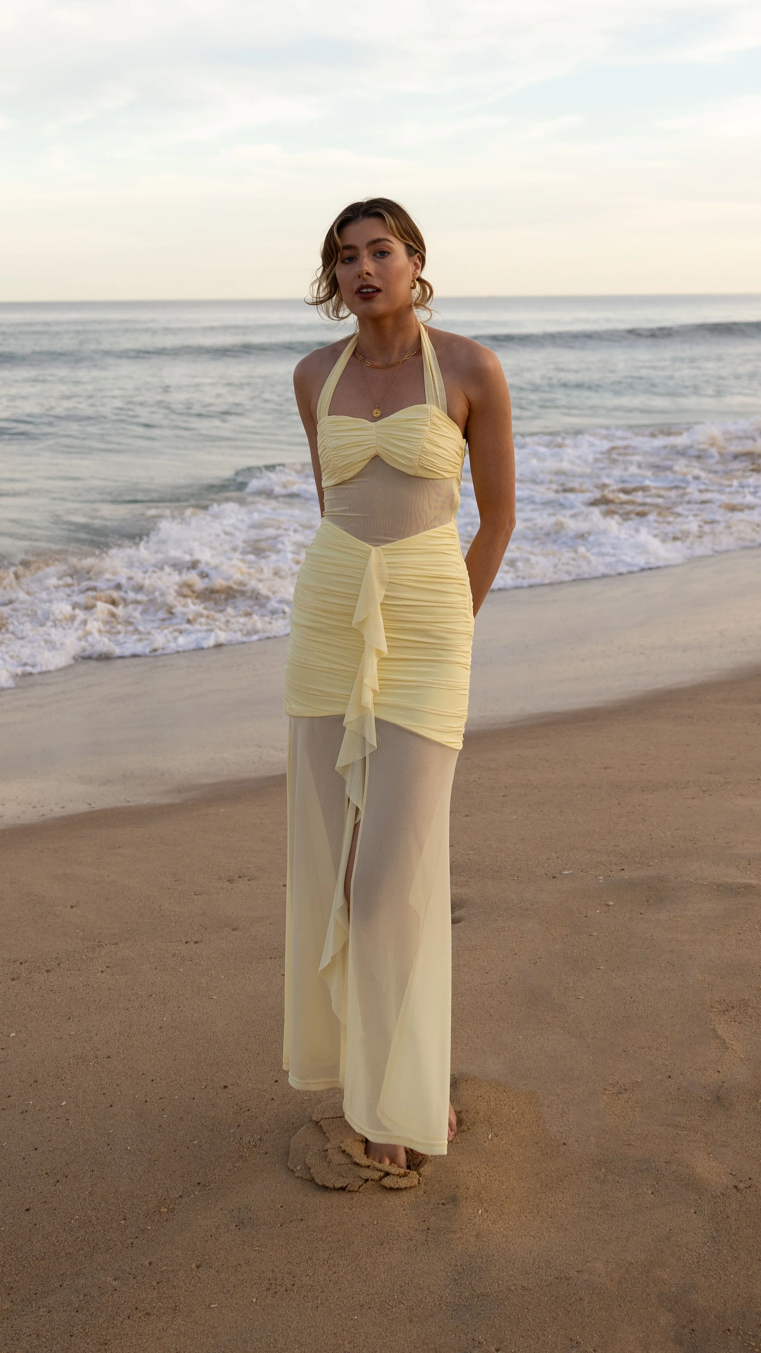 Alani Maxi Dress - Yellow