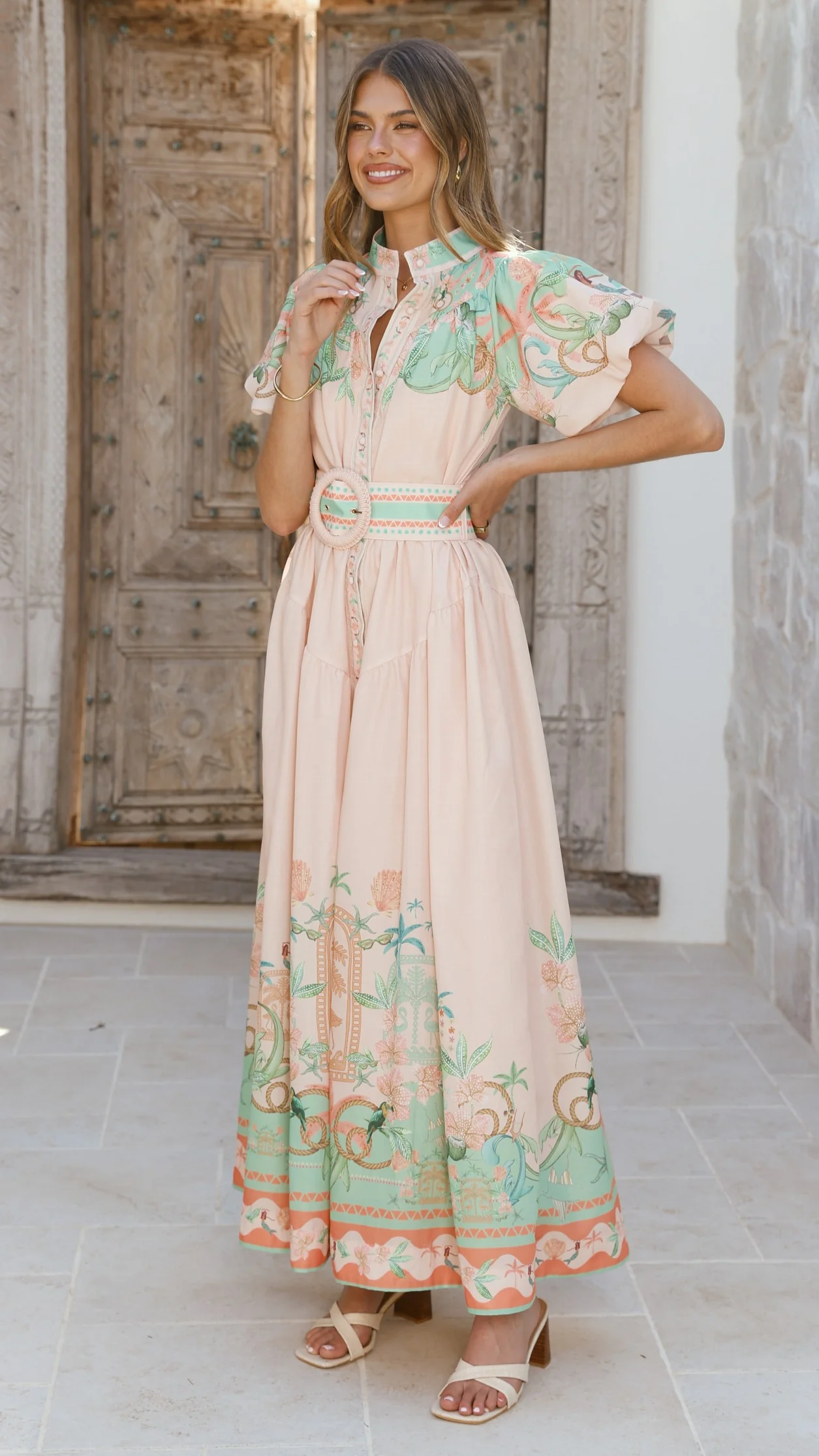 Natasha Maxi Dress - Aurora Print