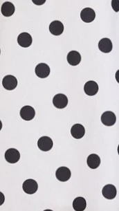 Vanessa Mini Dress - White Polka