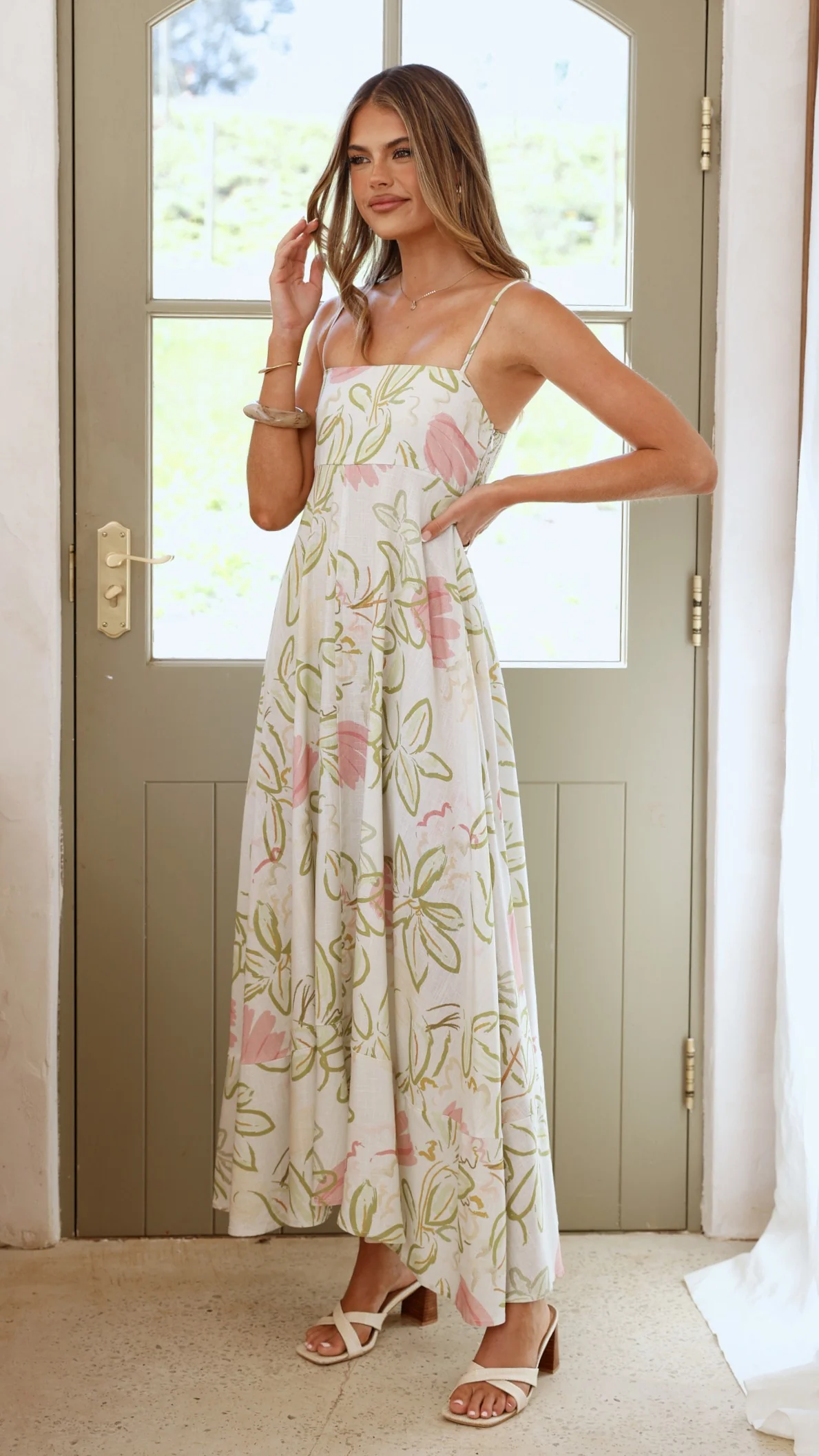 Kaethe Maxi Dress - Primavera Print