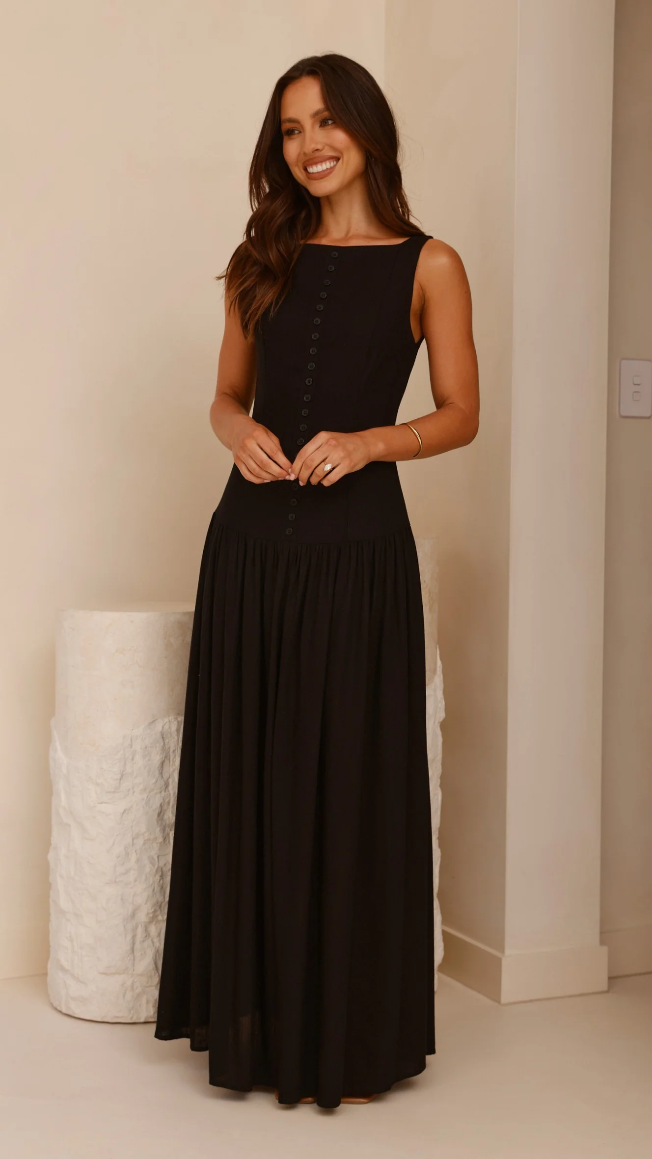 Kora Maxi Dress - Black