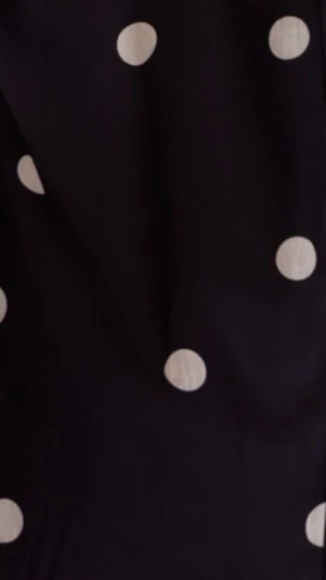 Tahlia Midi Dress - Black Polka Print