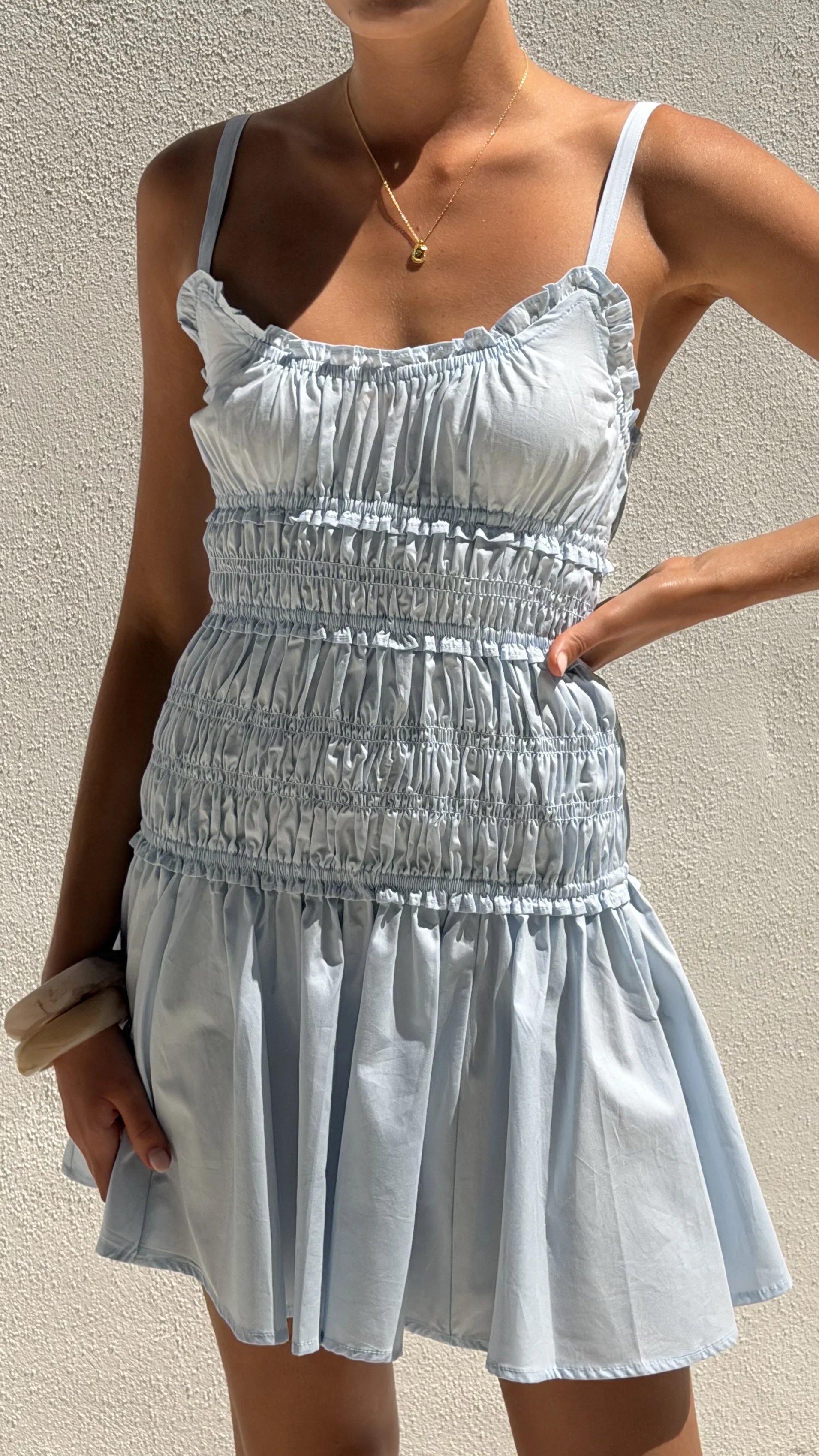 Vida Mini Dress - Blue