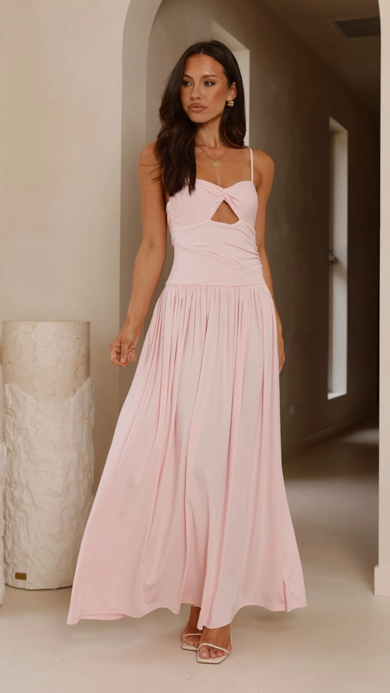 Libertine Maxi Dress - Light Pink