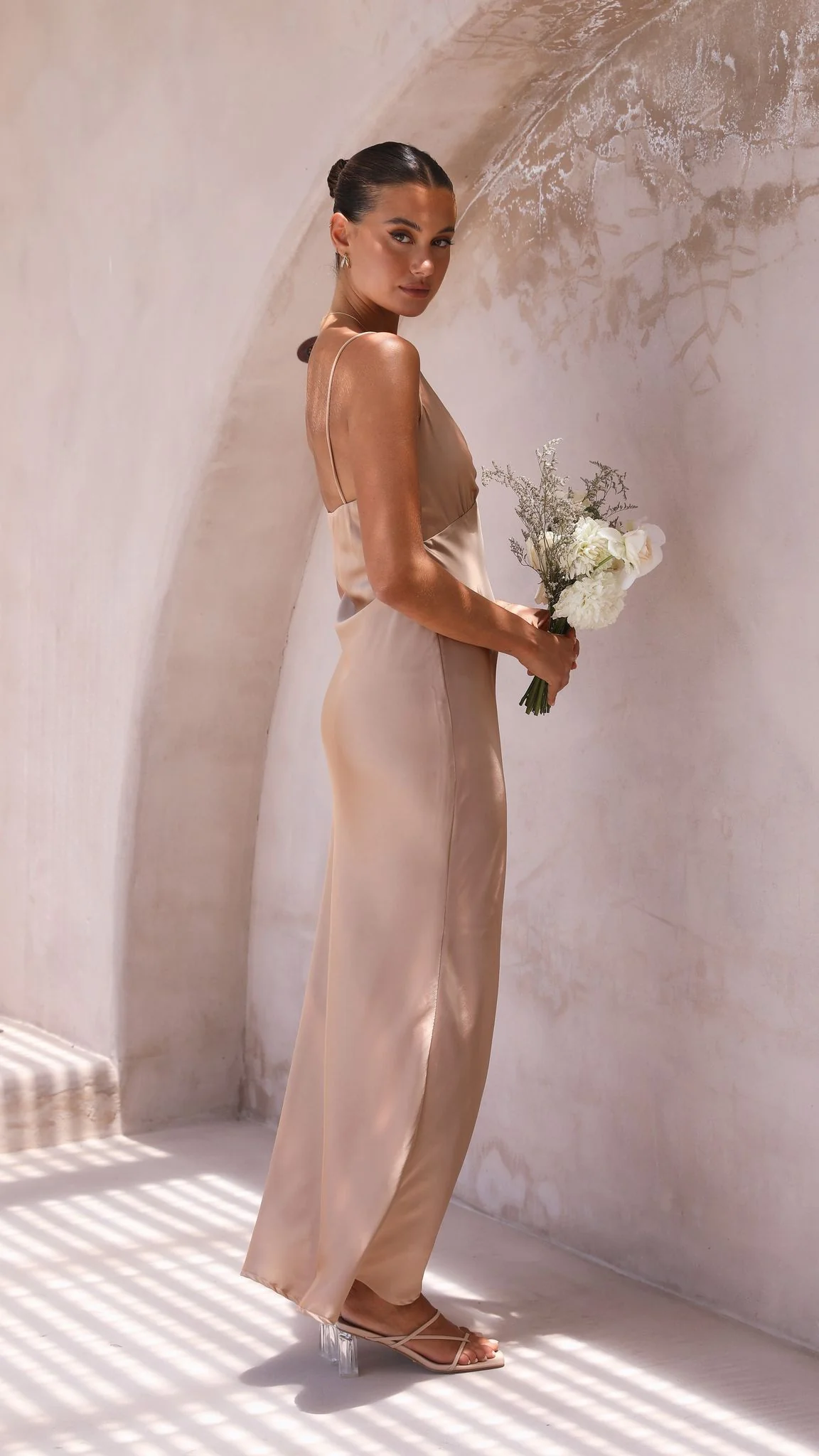 Ziah Maxi Dress - Latte