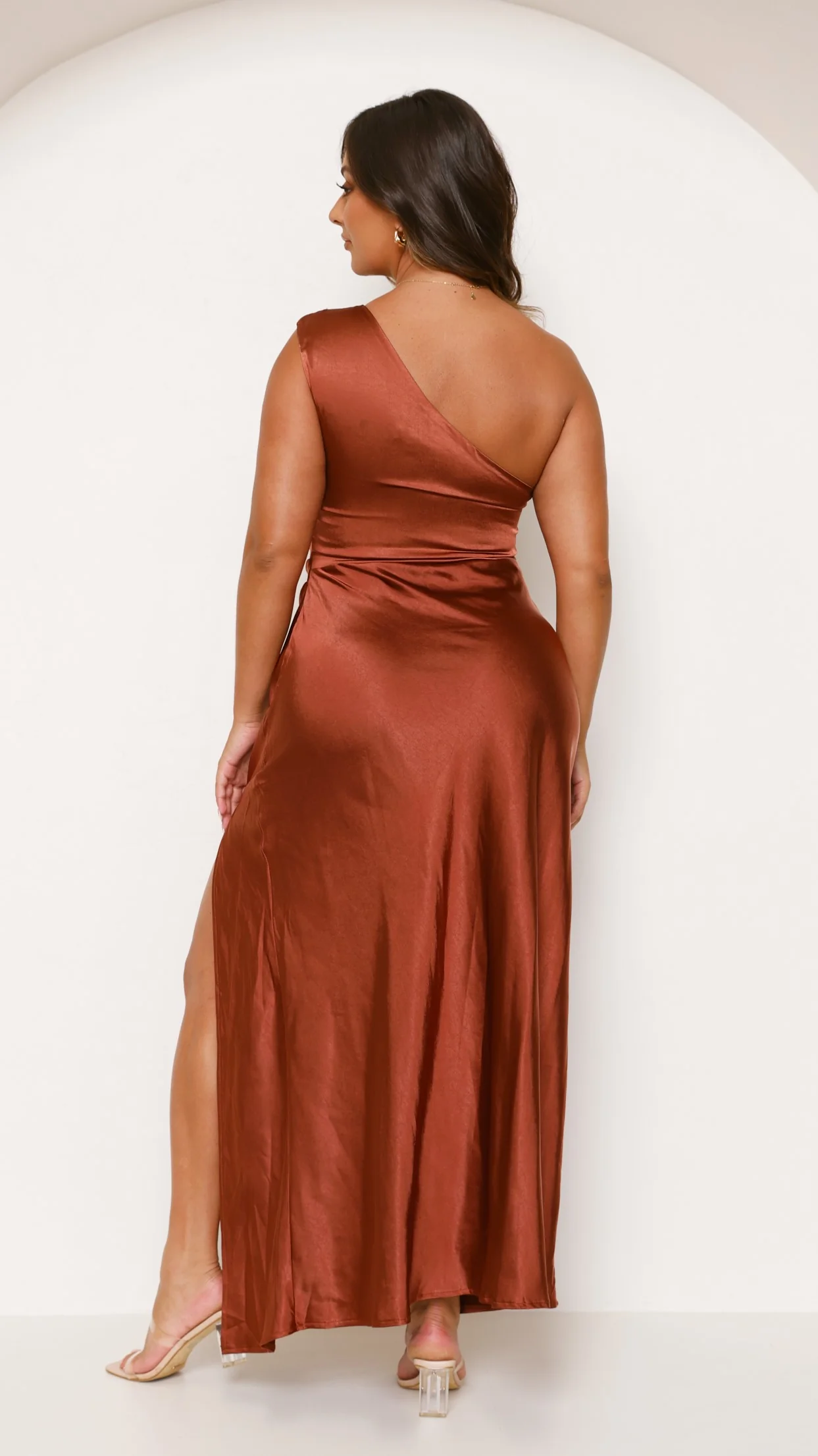Victoria Maxi Dress - Rust