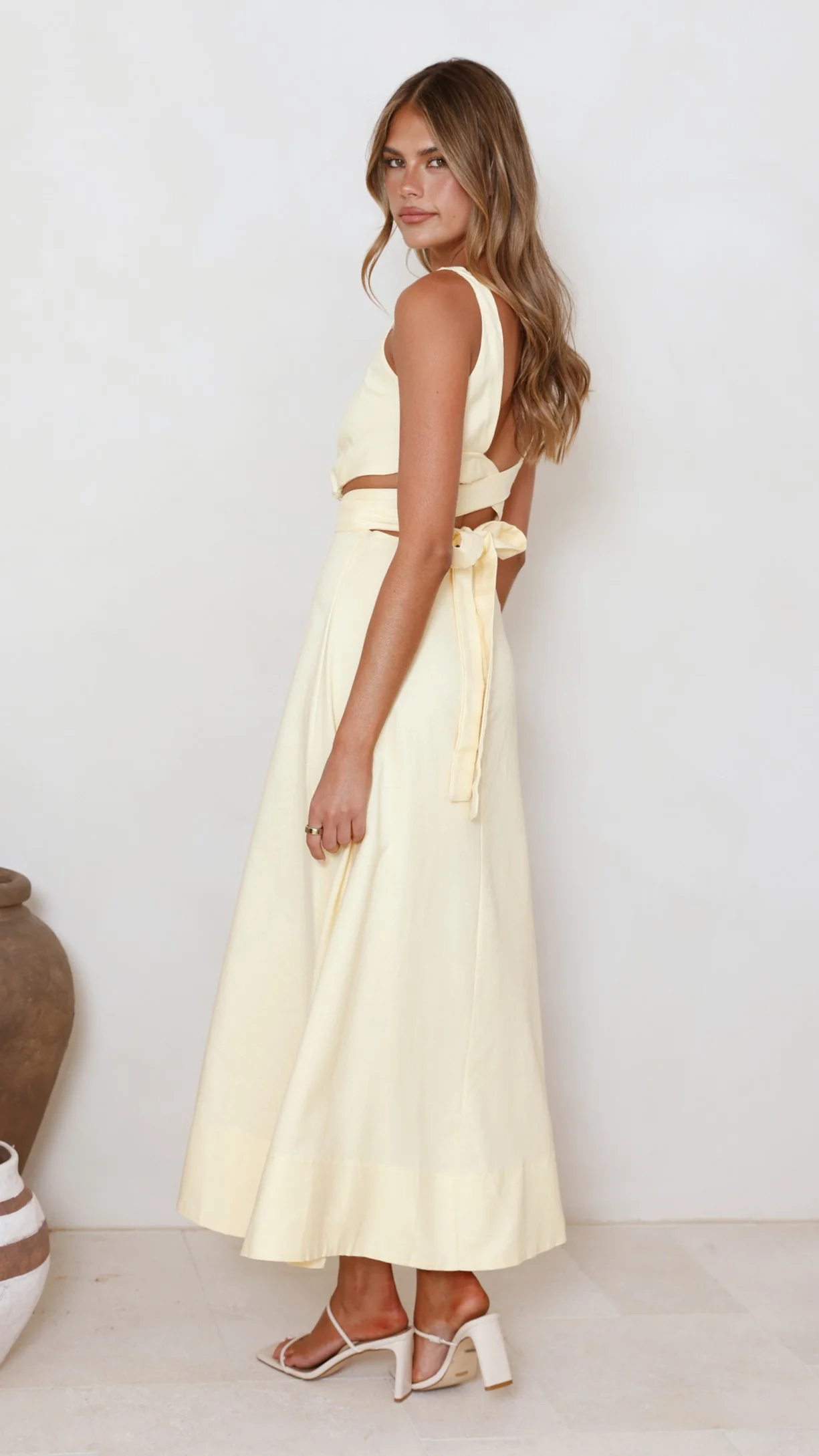 Kimberley Maxi Dress - Yellow