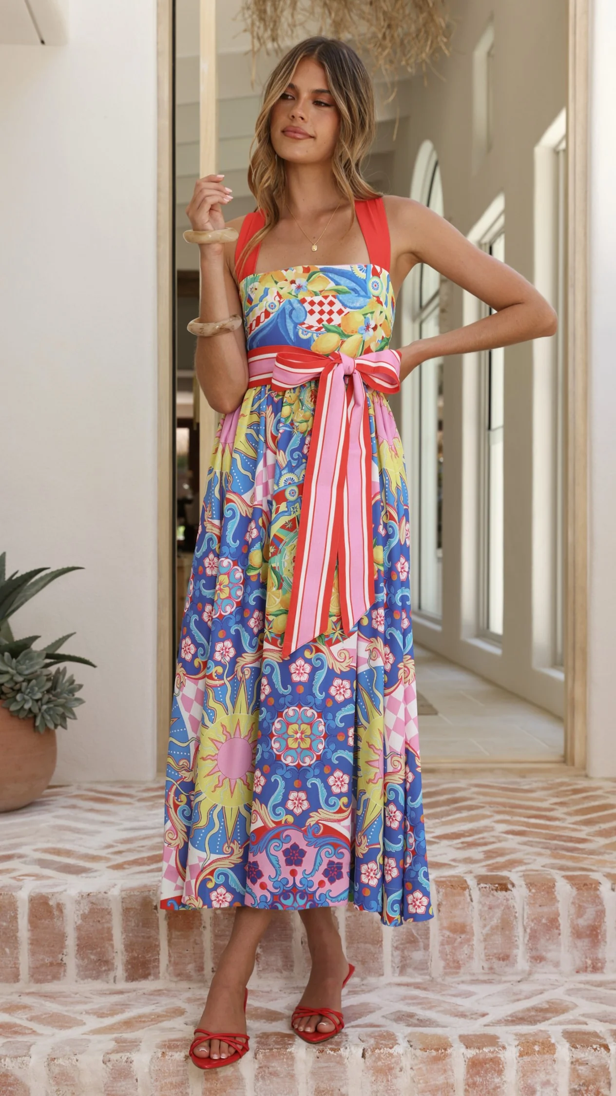 Polly Maxi Dress - Summer In Sicily