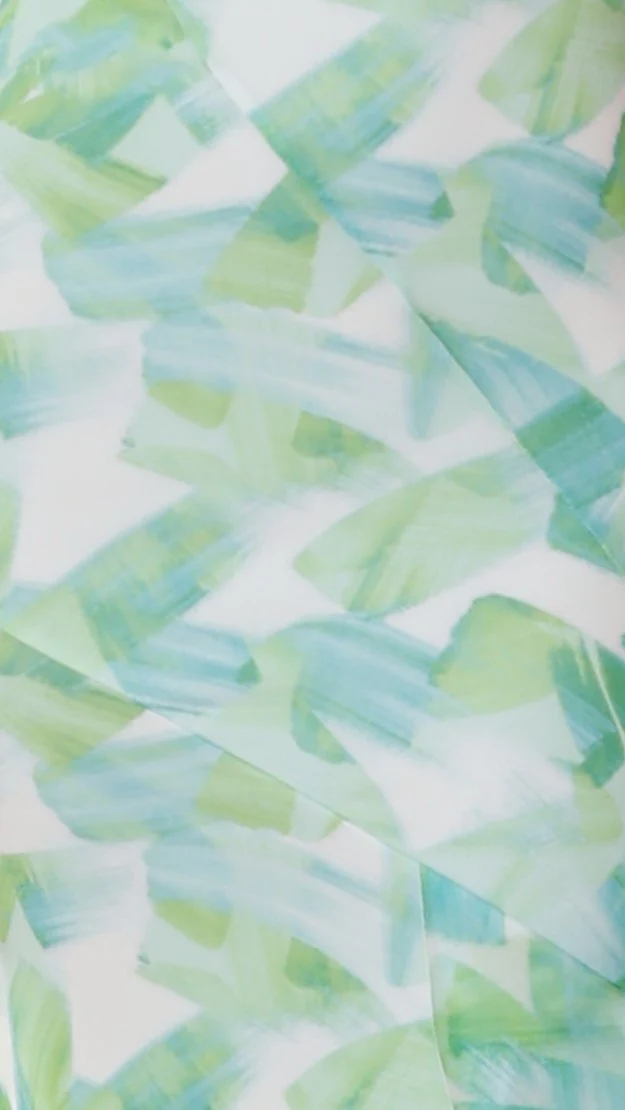 Zinnia Midi Dress - Green Floral