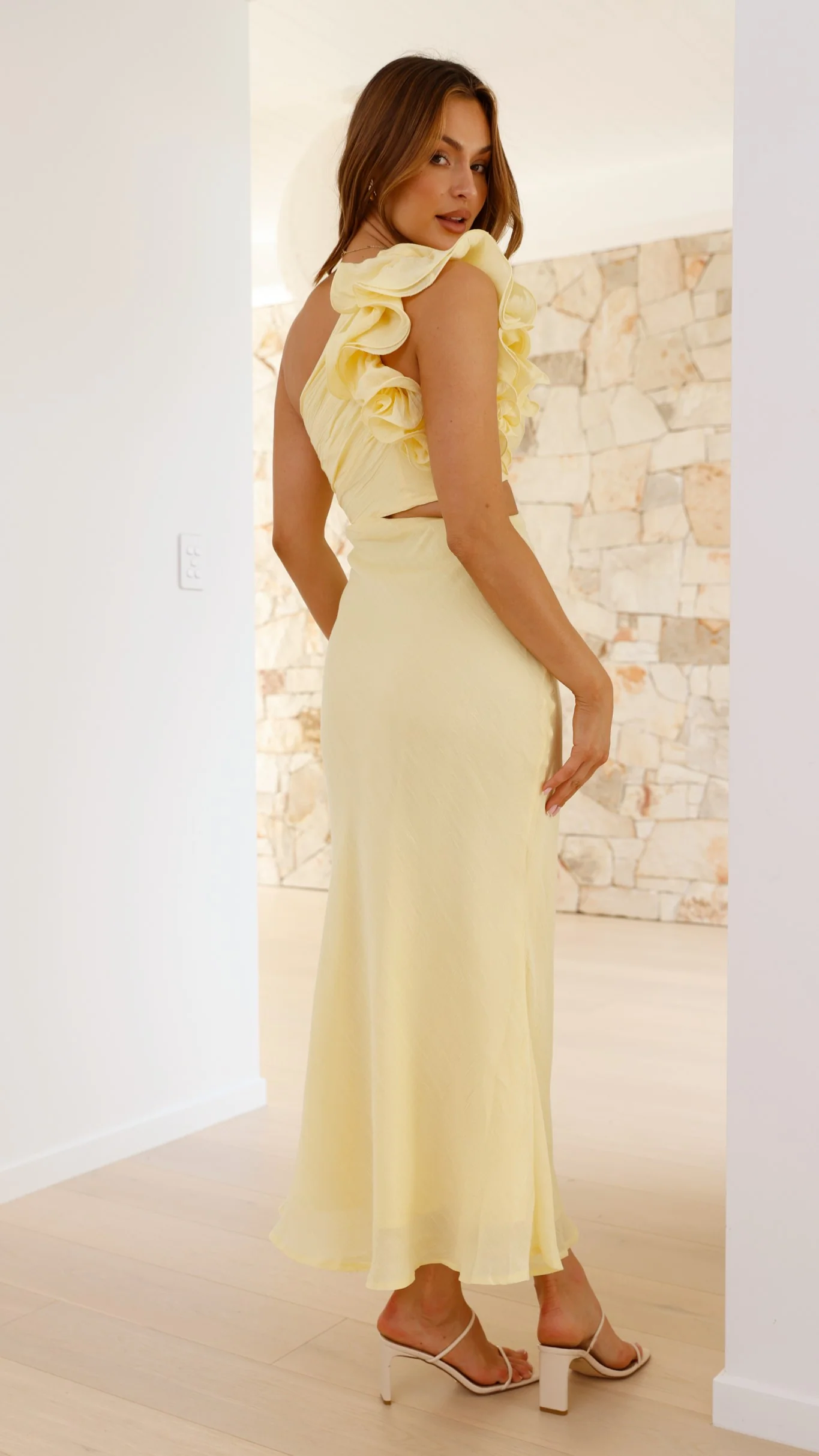 Amina Maxi Dress - Yellow