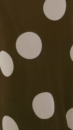 Blaine Maxi Dress - Chocolate/Beige Polka