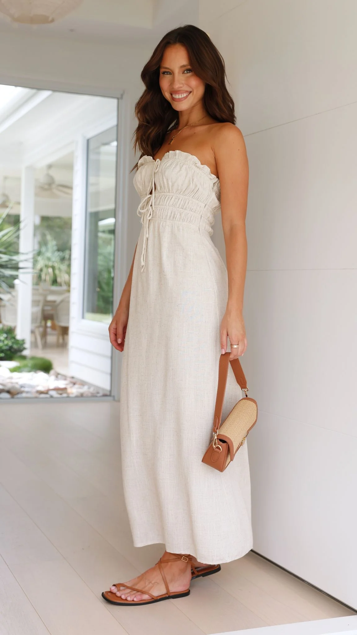 Kahli Maxi Dress - Natural